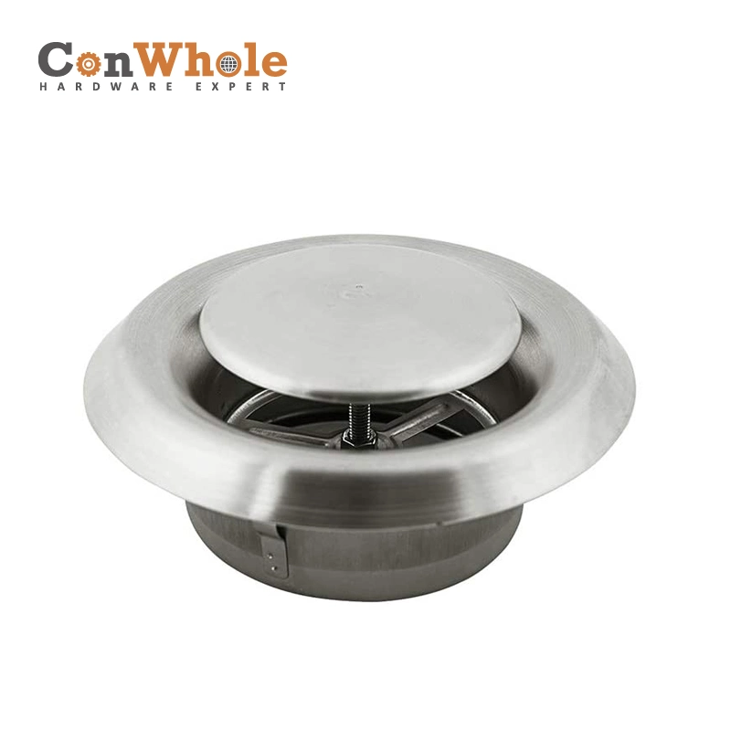 Stainless Steel Vents Round Adjustable Wall Ventilation Cover Vents for HVAC