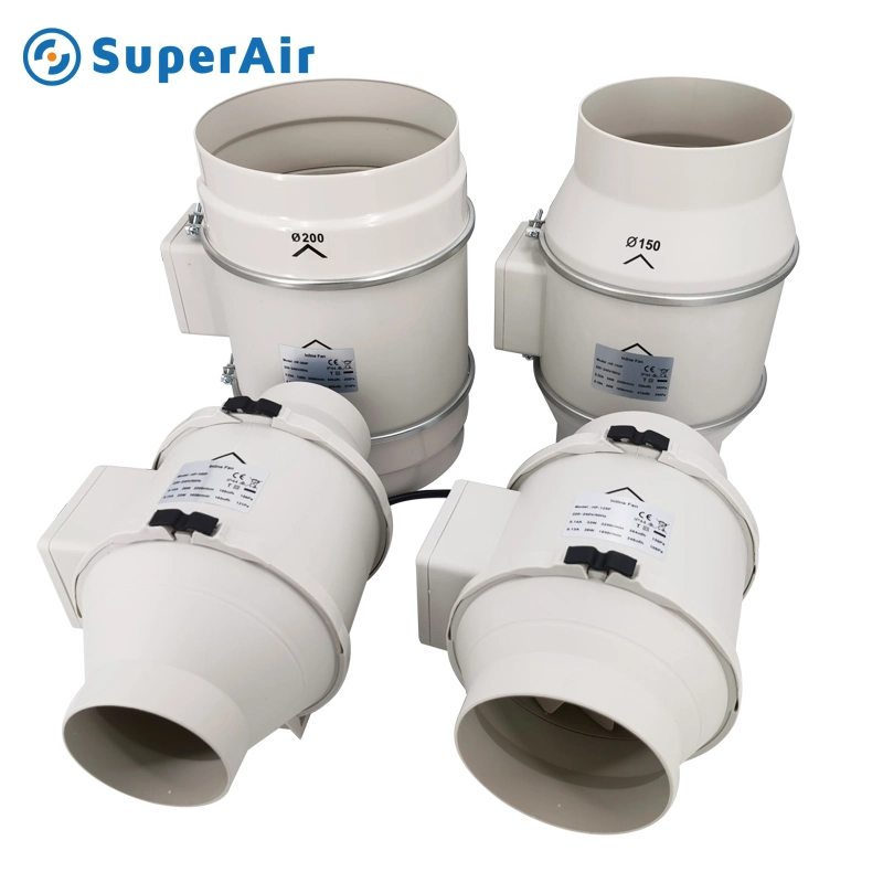 HVAC Ventilation Extractor Fan Duct Hydroponic Inline Exhaust Vent Industrial
