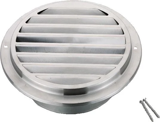 HVAC Stainless Steel Round Air Vent Lourve Diffuser Grille