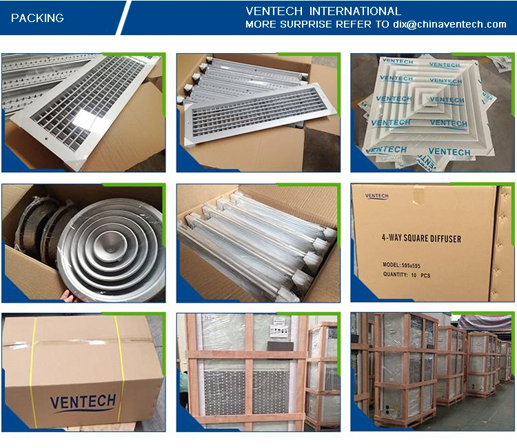 China Factory Ventech Round ceiling Supply Air Diffuser Exhaust Air Circular Vent
