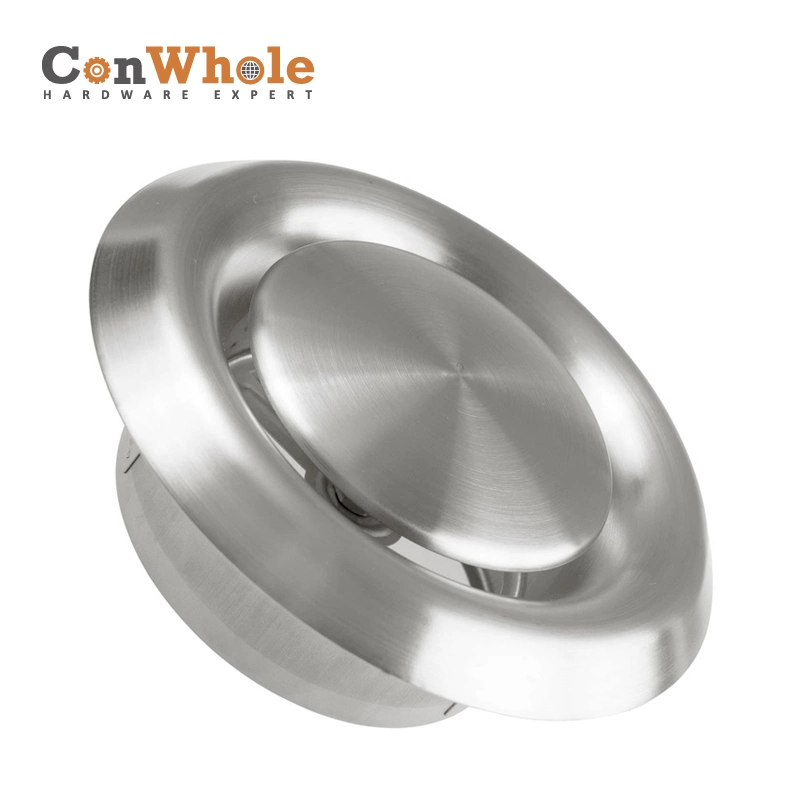 Stainless Steel Vents Round Adjustable Wall Ventilation Cover Vents for HVAC