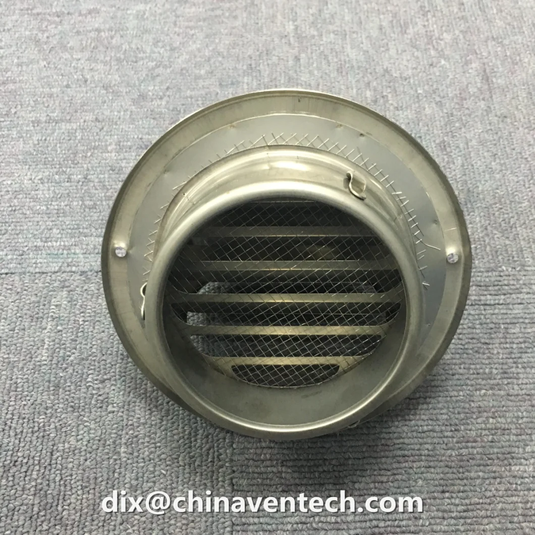 HVAC System Outdoor Weather Louver Round Air Vent Cap