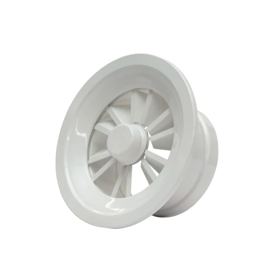 Low Price Round Type HVAC PVC ABS Plastic Diffusers Air Valves and Grilles