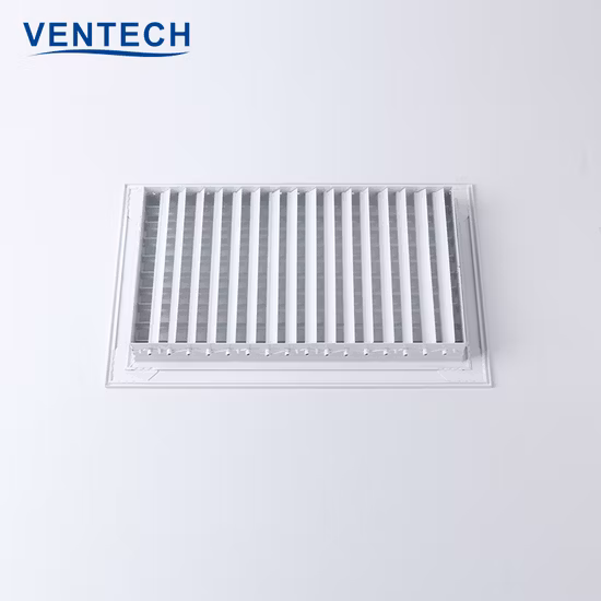 HVAC Double Deflection Supply Air Outlet Ceiling Air Conditioning Grille