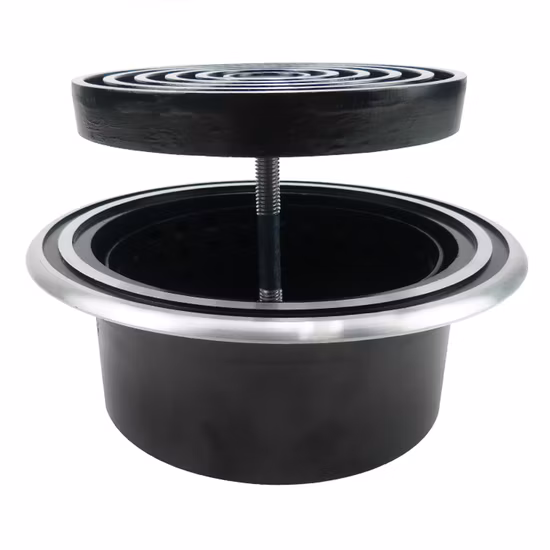 HVAC Outdoor Air Outlet Round Aluminum Weather Louver Circular External Air Vent Cover