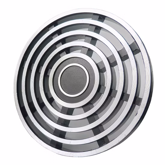 HVAC Outdoor Air Outlet Round Aluminum Weather Louver Circular External Air Vent Cover