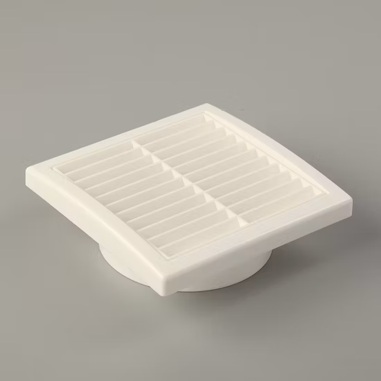 Flexible Air Vent Cover Gravity Louver Vent Hood with Non Return Flap Shutter Air Conditioning Systems Part