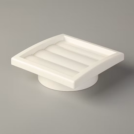 Flexible Air Vent Cover Gravity Louver Vent Hood with Non Return Flap Shutter Air Conditioning Systems Part