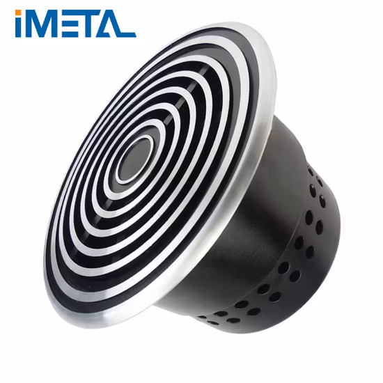 HVAC Outdoor Air Outlet Round Aluminum Weather Louver Circular External Air Vent Cover