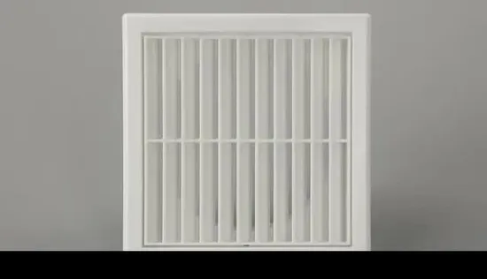 Flexible Air Vent Cover Gravity Louver Vent Hood with Non Return Flap Shutter Air Conditioning Systems Part