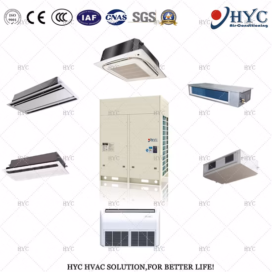 Midea Aires_Acondicionados_Split 16HP 153500BTU/H 45kw DC Inverter Compressor Media Vrf Air Conditioner