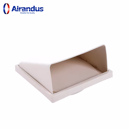 Wholesale Factory Price Outdoor Square Plastic Air Conditioning Waterproof Air Vent for HVAC System