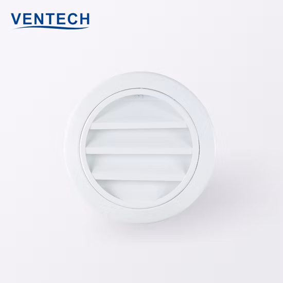 Ventilation Outlet Air Vent Grills Ventilation Ceiling Grilles PVC Adjustable Louver Air Outlet Return with Light