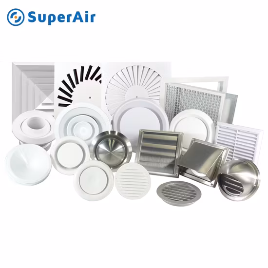 304 Stainless Steel Round Air Vent Outlet Air Grille