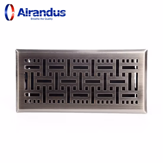 Air Conditioning Decorative Victorian Metal Galvanized Steel 4X10 Vent Cover Ventilation Return Floor Air Vent for HVAC