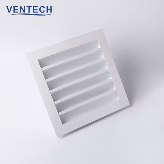 Ventech HVAC System Ventilation Aluminum Alloy Air Outlet Weather Louver Air Vent Grille